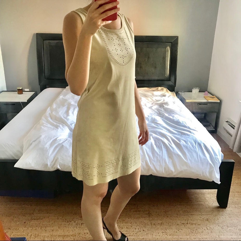 Max studio leather dress